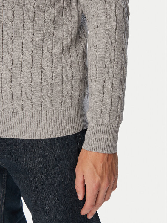 Gant Gant Sveter 8050603 Sivá Regular Fit