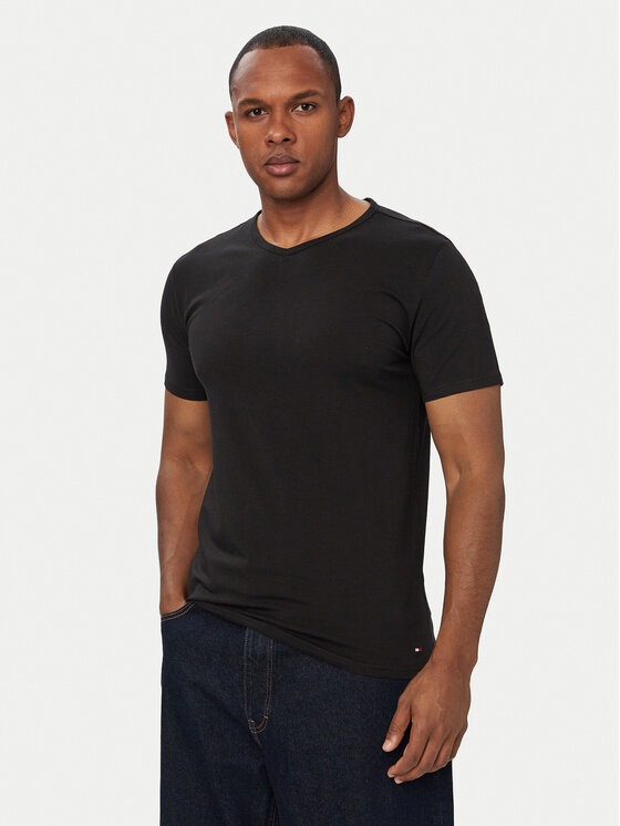 Tommy Hilfiger Tommy Hilfiger Komplet t-shirt majic﻿ UM0UM03929 Črna Slim Fit