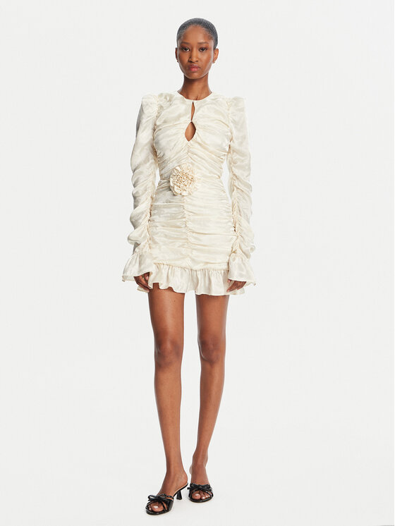 ROTATE ROTATE Kokteilinė suknelė 113955858 Écru Slim Fit