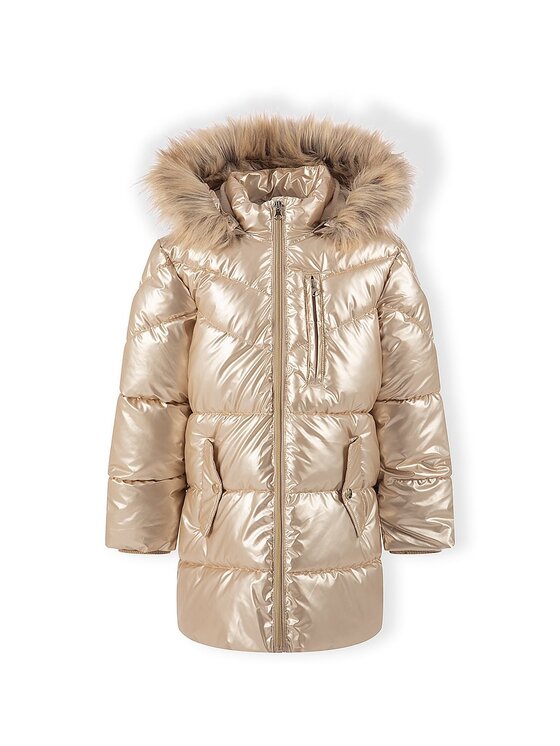 minoti minoti Kurtka zimowa 32COAT169 Złoty Regular Fit