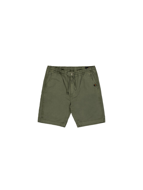 Alpha Industries Alpha Industries Szorty Basic Cotton Short Zielony Regular Fit