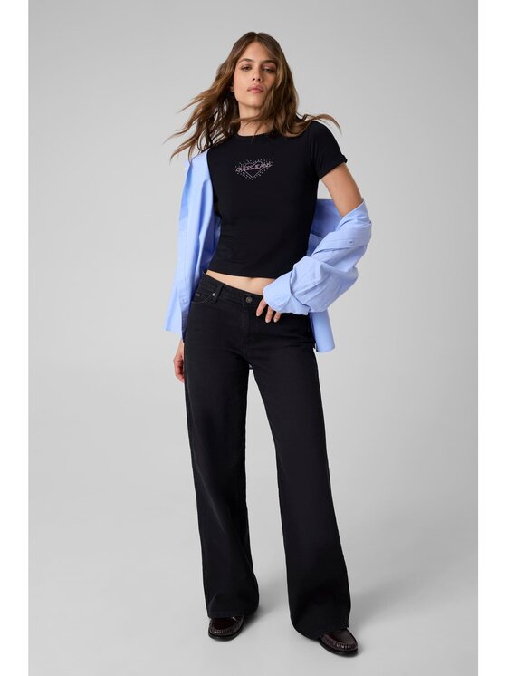 Guess Guess T-Shirt 183486 Czarny Classic Fit