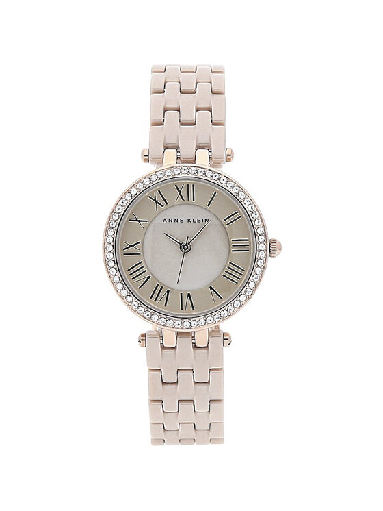 Anne Klein Anne Klein Zegarek AK-2200TNGB Beżowy