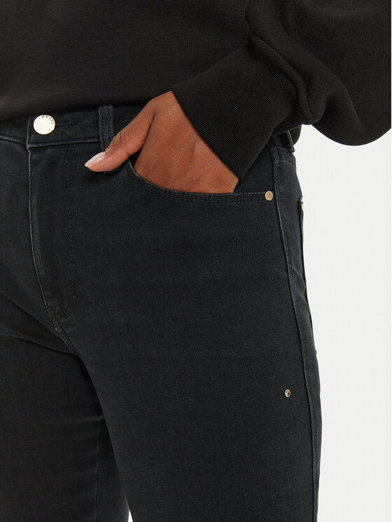 Guess Guess Jeans hlače W4BAJ3 D5HA1 Črna Skinny Fit