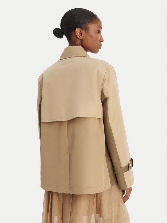 Weekend Max Mara Weekend Max Mara Trench Biglia 2615021051 Verde Relaxed Fit