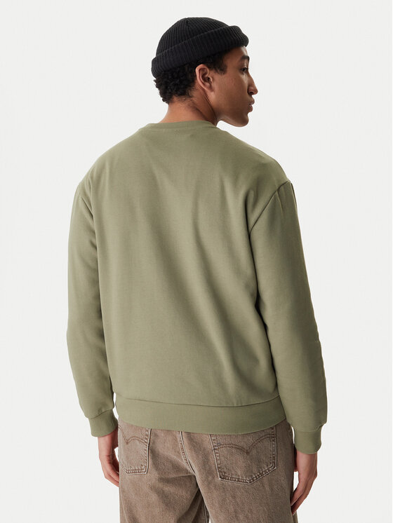 RVCA RVCA Bluză Va Essential Crew AVYFT00331 Verde Regular Fit