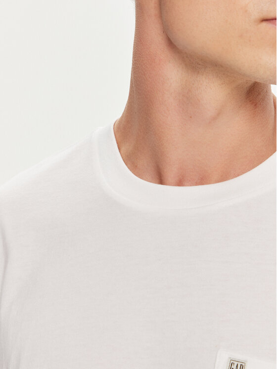 Gap Gap T-Shirt 857901-04 Bílá Regular Fit