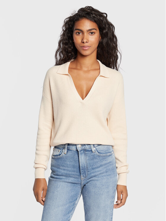 Maglione K20K204768 Beige Relaxed Fit