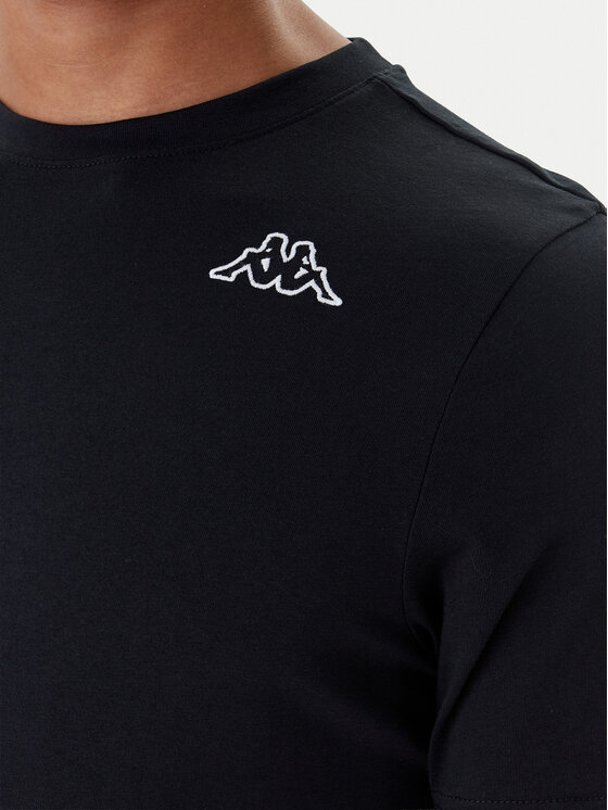 Kappa Kappa Комплект 5 тишърти Logo Myrto 322563W Черен Regular Fit