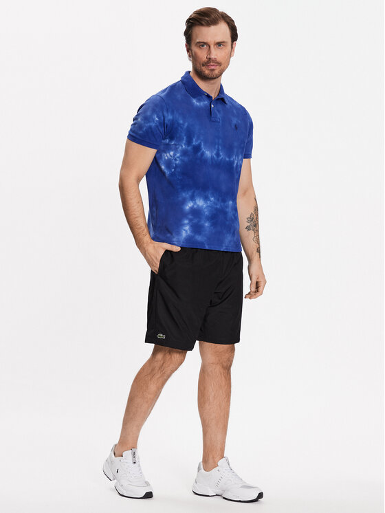 Lacoste Lacoste Teniso šortai GH353T Juoda Regular Fit