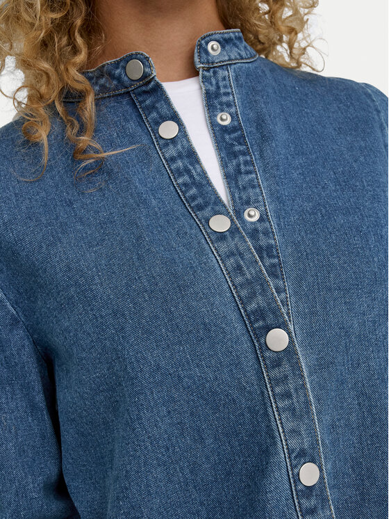 ONLY ONLY Τζιν πουκάμισο Belle 15347085 Μπλε Regular Fit
