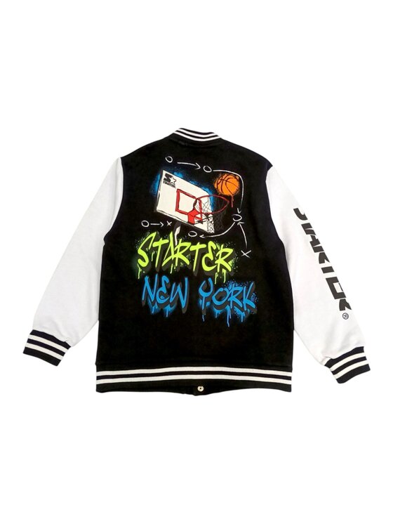 Starter Starter Bluza q-bab-69473 Czarny Regular Fit