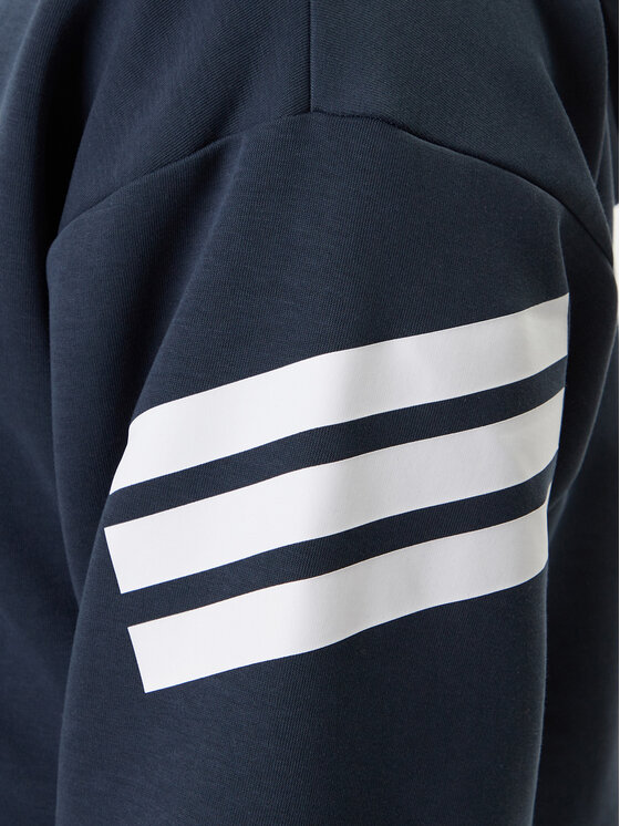 adidas adidas Pulóver Future Icons 3-Stripes JW7107 Sötétkék Regular Fit