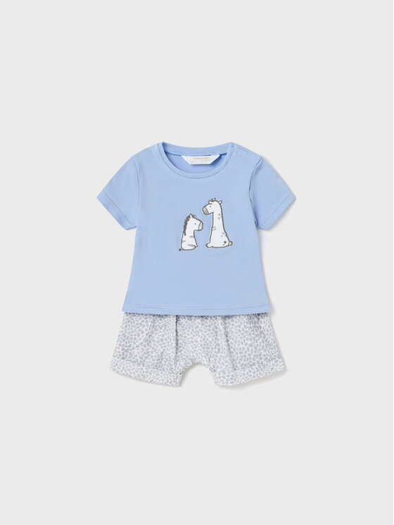 Mayoral Mayoral Set tricou și pantaloni scurți 1253 Colorat