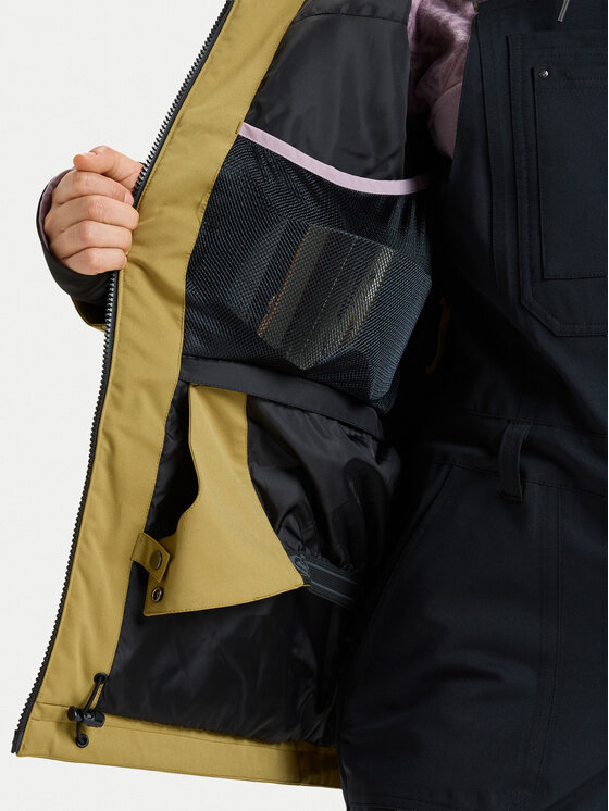 Roxy Roxy Snowboard jakna Stated ERJTJ03515 Bež Tailored Long Fit