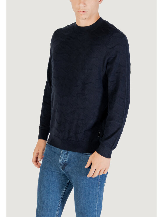 Armani Exchange Armani Exchange Maglione PULLOVER Blu Over Fit