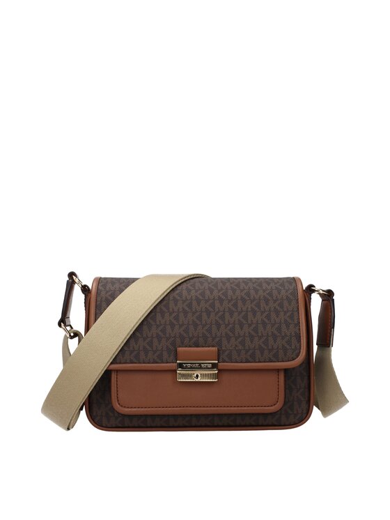 Michael Kors Michael Kors Torebka Brown Fabric Crossbody Brązowy