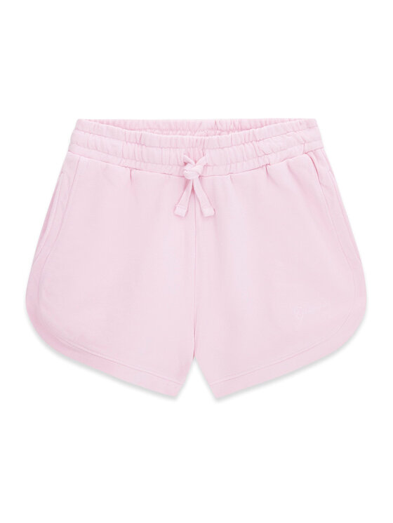 Guess Guess Športové kraťasy J6GD11 KAD74 Svetloružová Regular Fit