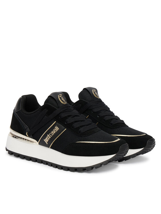 Just Cavalli Just Cavalli Sneakersy 80RA3SJ1 ZSE48 Čierna