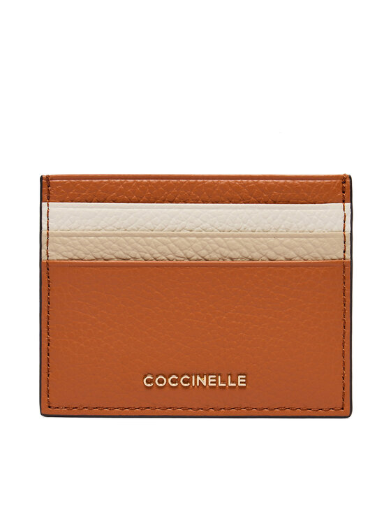 Coccinelle Coccinelle Калъф за кредитни карти M10 Metallic Tri Color E2 M10 12 95 01 Кафяв