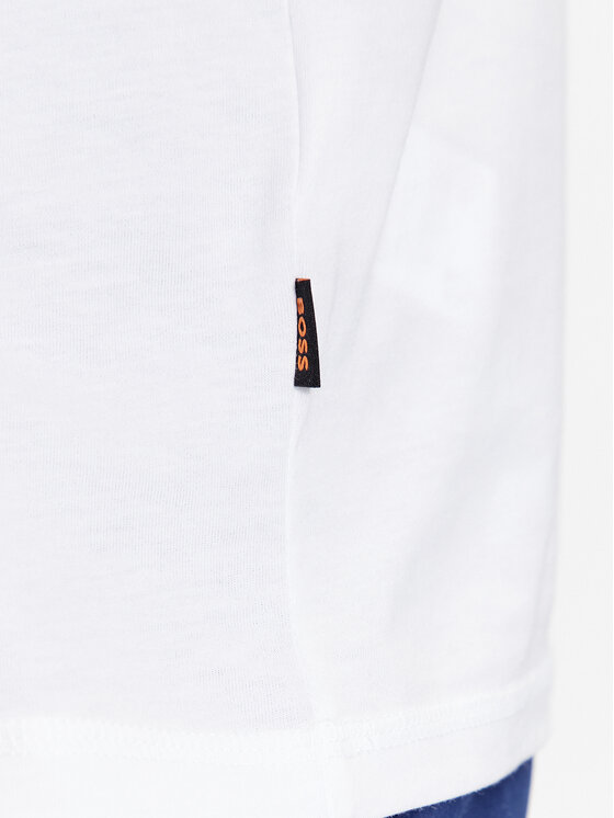 BOSS Boss T-shirt Temessage 50503552 Bijela Relaxed Fit