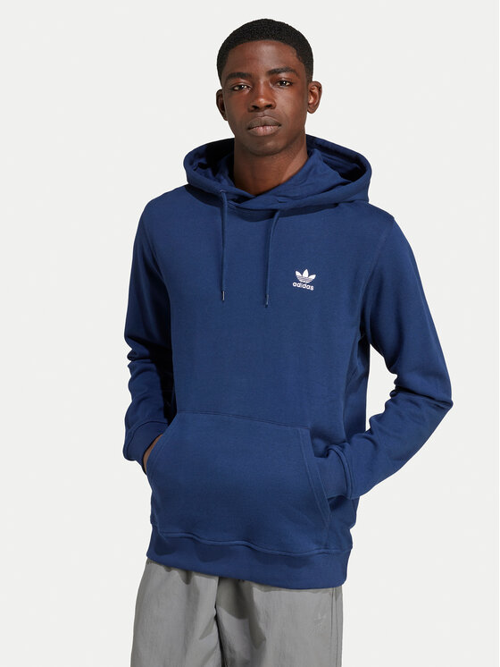 adidas adidas Majica dugih rukava Trefoil Essentials IX7668 Tamnoplava Regular Fit