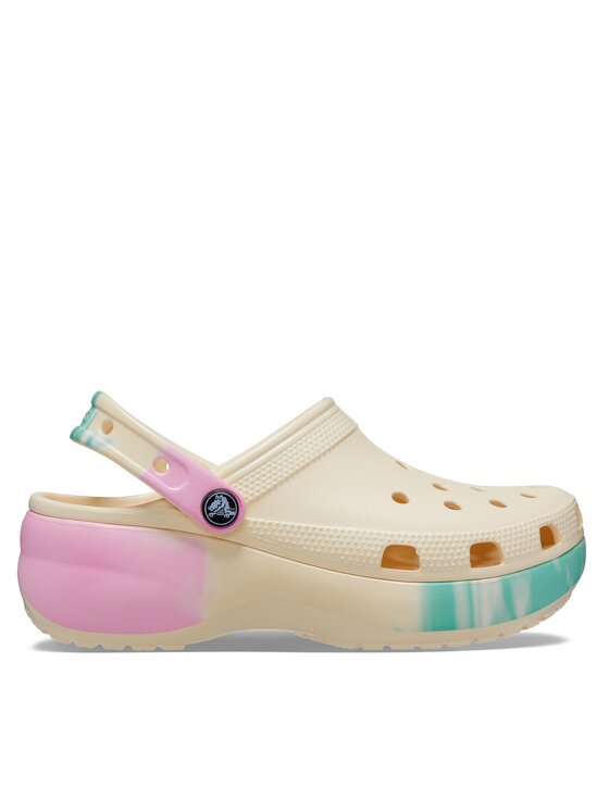 Crocs Crocs Klapki Classic Platform Ombre Clog W 208278 Kolorowy
