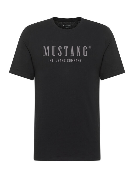 Mustang Mustang T-Shirt Style Alex Czarny Regular Fit