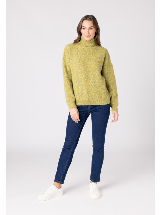 QUIOSQUE QUIOSQUE Sveter QUIOSQUE 6VD002940 Zelená Regular Fit