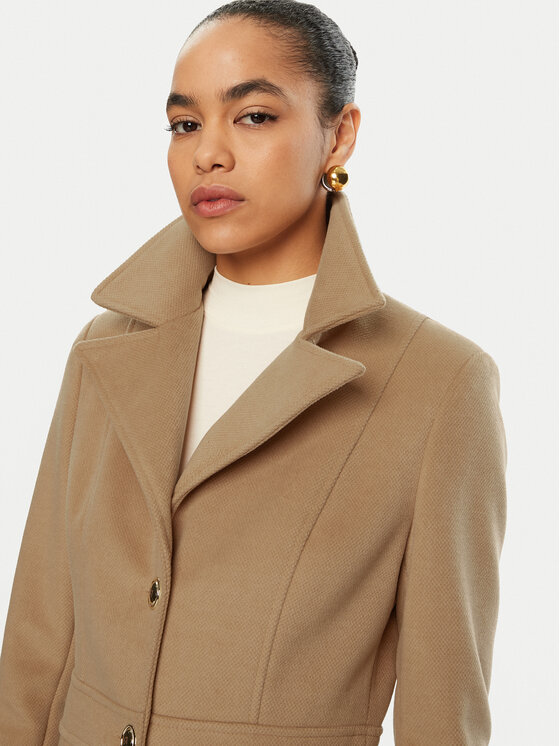 Rinascimento Rinascimento Prechodný kabát CFC0121913003 Béžová Regular Fit