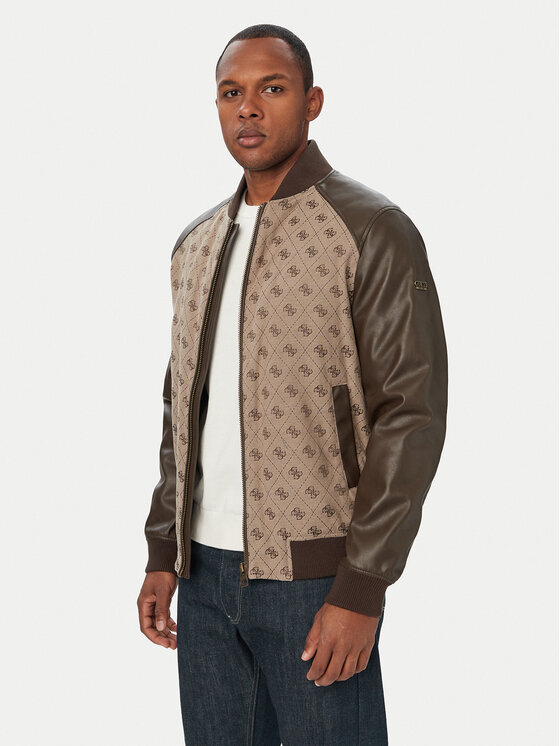 Guess Geacă 182886 Maro Classic Fit