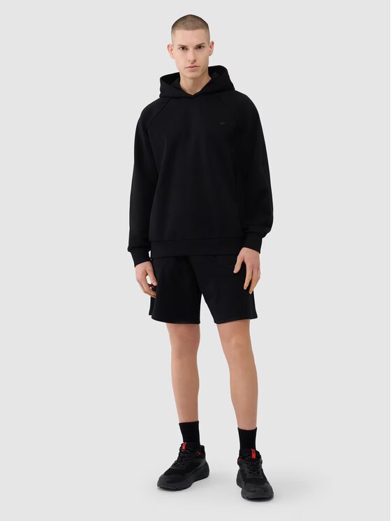 4F 4F Felpa 4FWSS25TSWSU1547-20S Nero Oversize