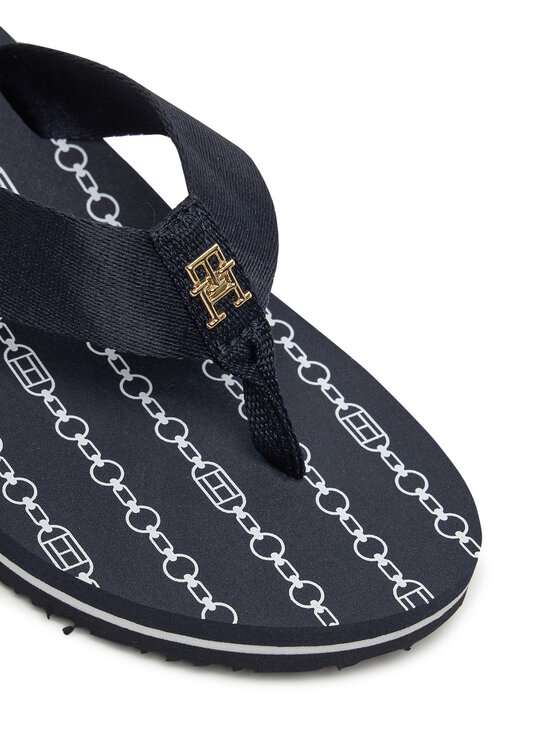 Tommy Hilfiger Tommy Hilfiger Japanke Th Chain Print FW0FW08514 Tamnoplava