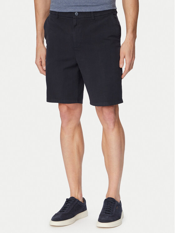 BOSS BOSS Pantalon scurți din material H-Kane1-Shorts 50555235 Bleumarin Modern Fit