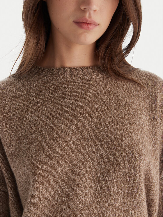 Weekend Max Mara Weekend Max Mara Sveter Sibari 2525366152 Hnedá Relaxed Fit