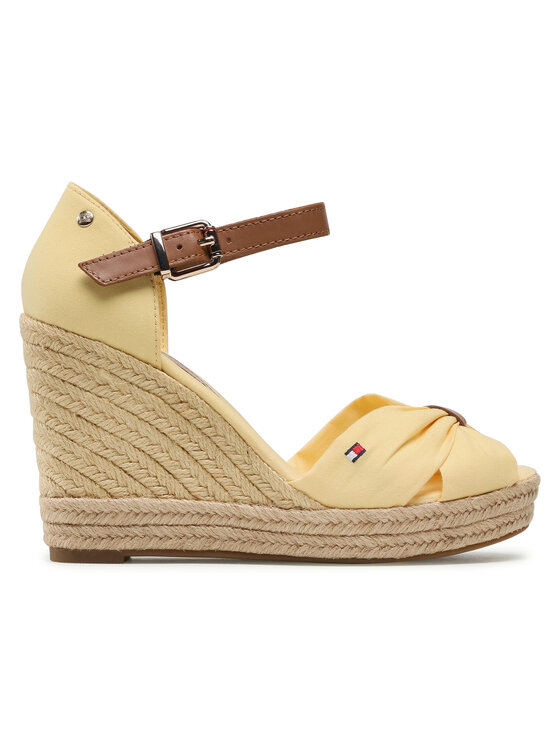 tommy hilfiger basic open toe high wedge