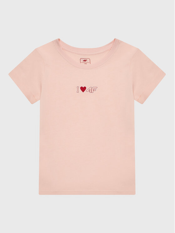 4F 4F Тишърт HJZ22-JTSD005 Розов Regular Fit