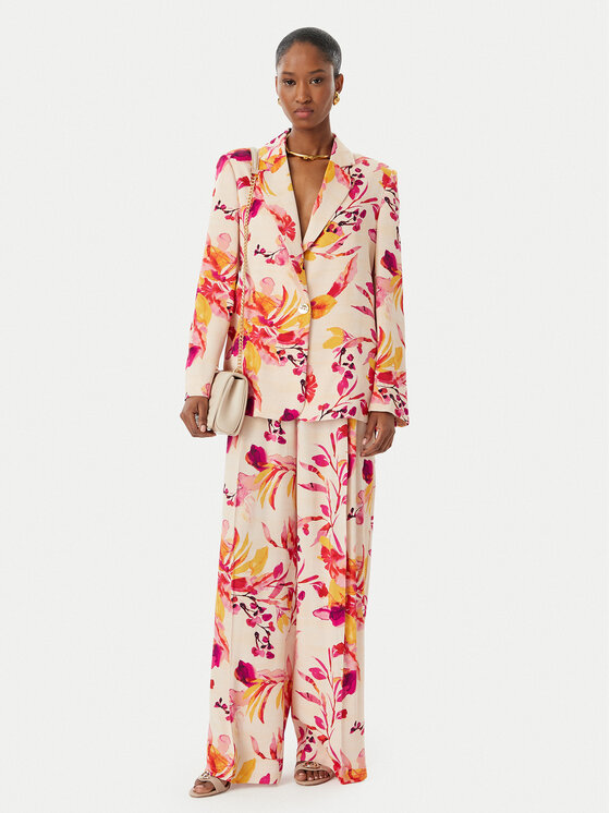 LOLA CASADEMUNT LOLA CASADEMUNT Riidest püksid MS2614027 Värviline Wide Leg