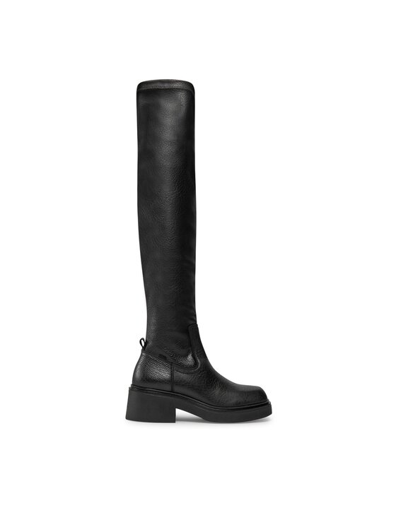 bronx cuissardes high boots 14290-g noir