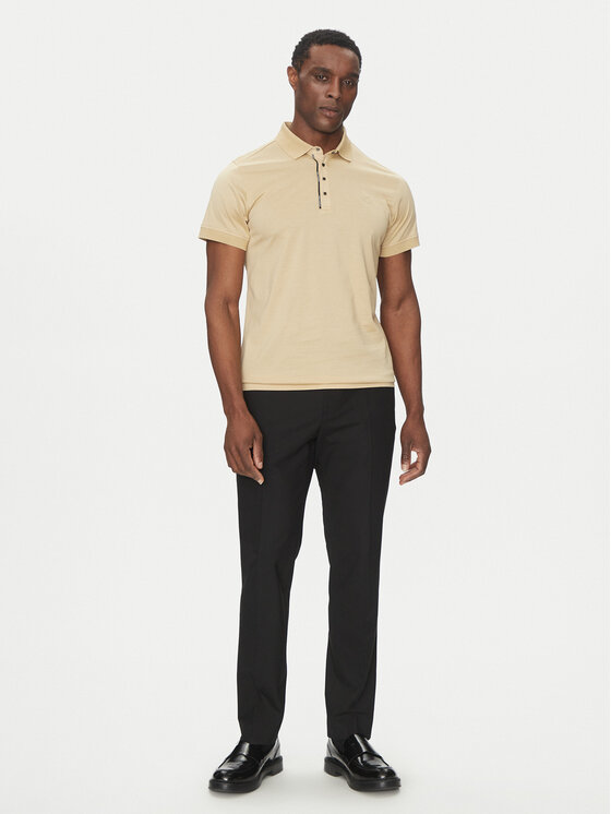 KARL LAGERFELD KARL LAGERFELD Polo särk 745007 552200 Beež Regular Fit