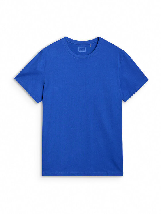 4F 4F T-Shirt A NEW ROAD AHEAD Niebieski Regular Fit