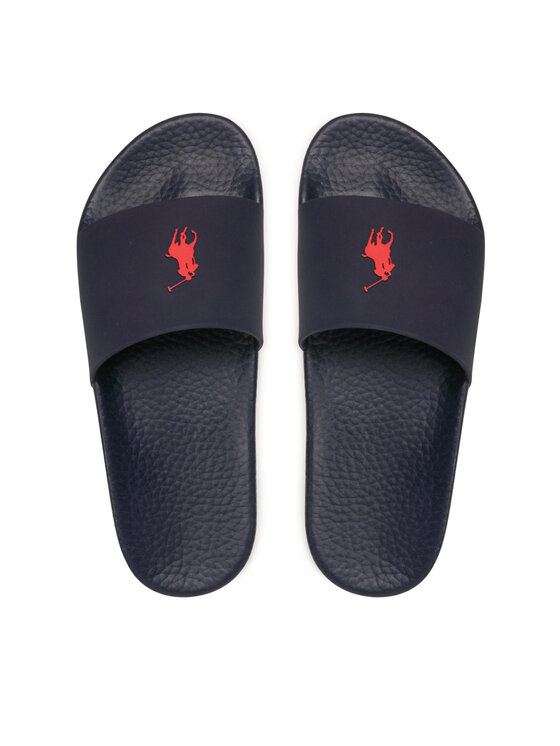 Polo Ralph Lauren Polo Ralph Lauren Šľapky Polo Slide 809852071002 Tmavomodrá