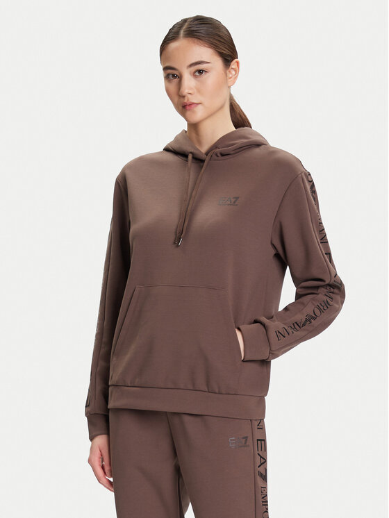 EA7 Emporio Armani EA7 Emporio Armani Tepláková souprava 7W000789 AF18880 U6063 Hnědá Regular Fit