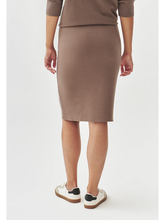TATUUM TATUUM Spódnica midi GEME Brązowy Close Fit