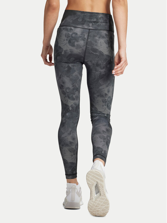 adidas adidas Colanți Train Essentials AOP Flower IN4295 Gri Slim Fit