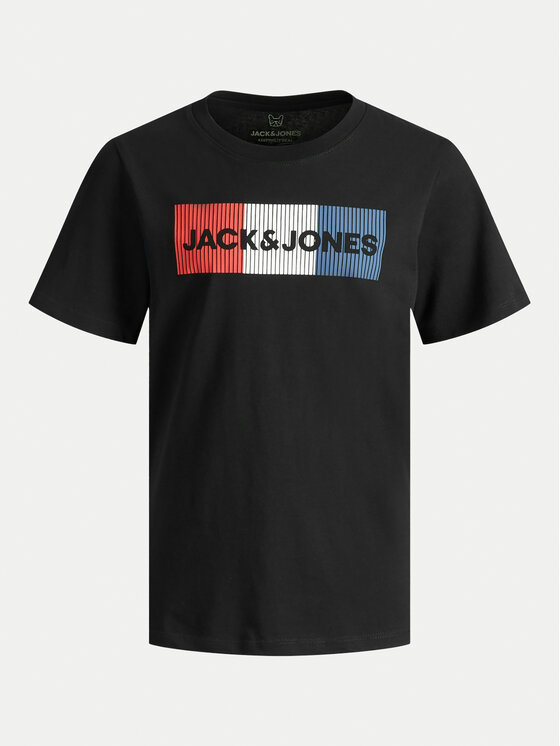 Jack&Jones Junior Jack&Jones Junior Tričko 12152730 Čierna Regular Fit