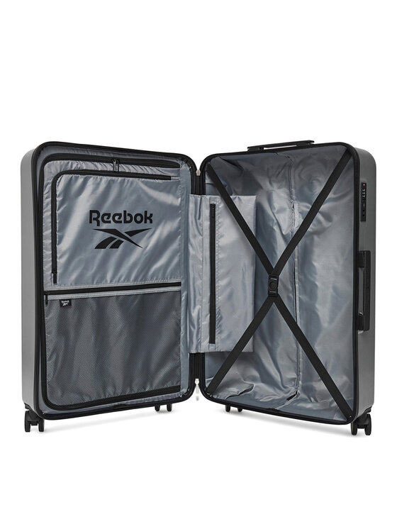 Reebok Reebok Μεγάλη Βαλίτσα CEOWB-RBK-WAL-003-07-CCC-L Ασημί