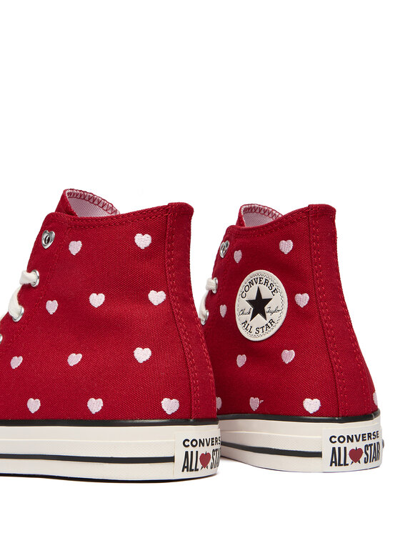 Converse Converse Plátěnky Chuck Taylor All Star Hearts & Roses A19065C Červená
