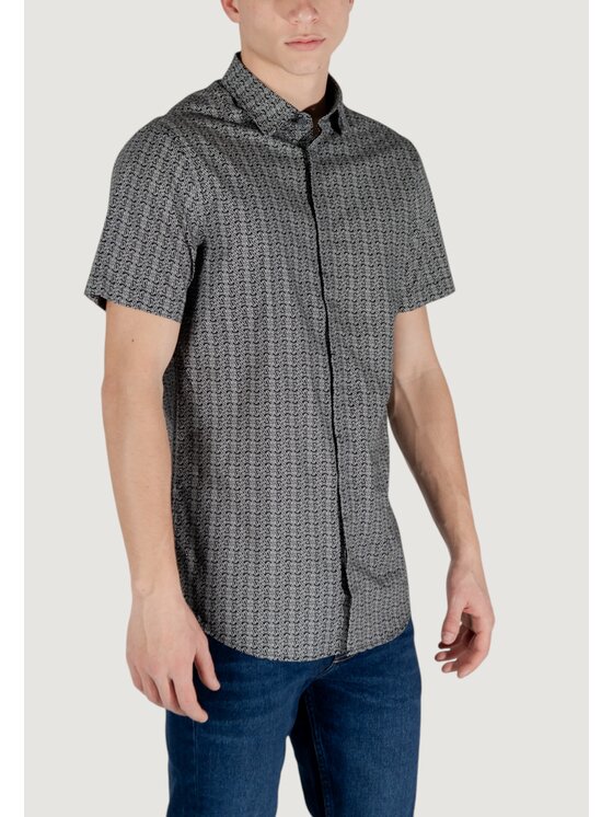 Armani Exchange Armani Exchange Camicia XM000624 AF13184 Nero To Fit