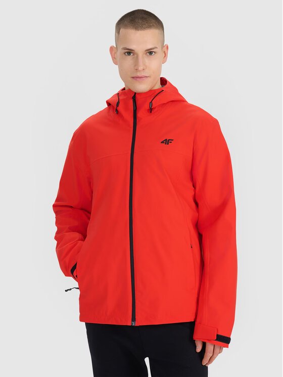4F 4F Giacca di transizione 4FWSS25TTJAM703-62S Rosso Regular Fit